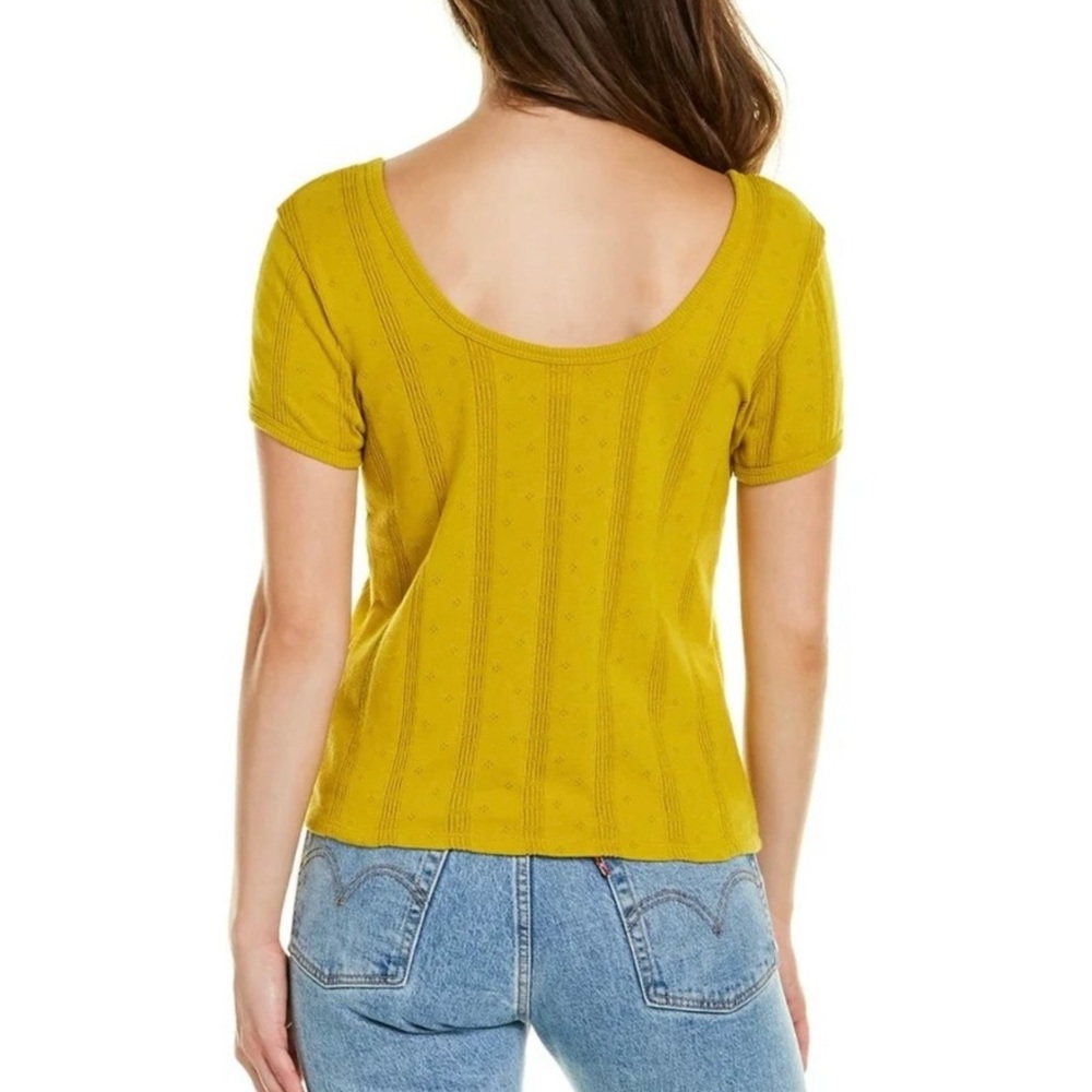 NEW MADEWELL POINTELLE KNIT TOP - Picture 5 of 7